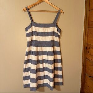 Loft cotton/linen blend dress